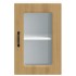 Armario pared cocina puerta de cristal Kalmar roble