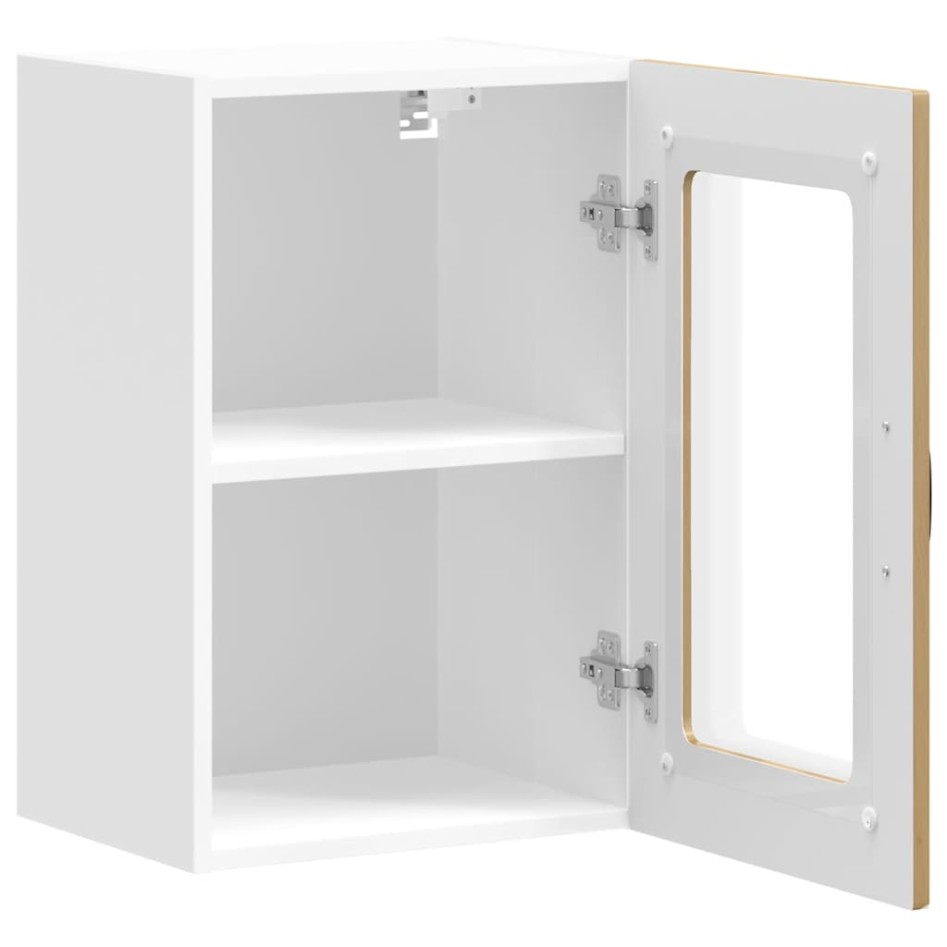 Armario pared cocina puerta de cristal Kalmar roble