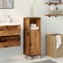 Armario de baño madera contrachapada envejecida 30x30x95
