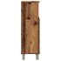 Armario de baño madera contrachapada envejecida 30x30x95
