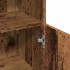 Armario de baño madera contrachapada envejecida 30x30x95