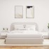 Mesitas de noche de pared con luces LED 2 unidades