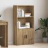 Estantería de madera de ingeniería roble artisan 60x24x120