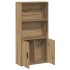 Estantería de madera de ingeniería roble artisan 60x24x120
