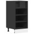 Armario inferior de cocina contrachapada negro 40x44,5x81,5