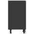 Armario inferior de cocina contrachapada negro 40x44,5x81,5