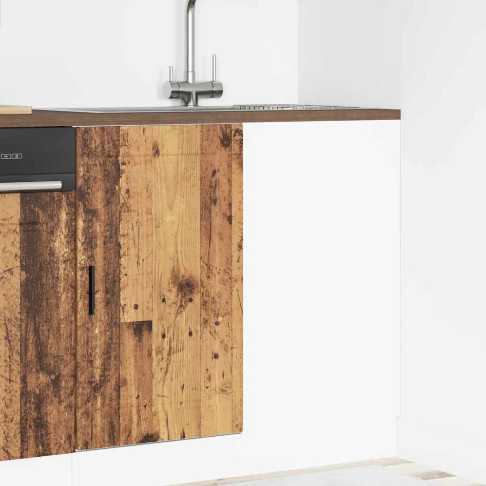 Mueble bajo de cocina porto madera vieja madera