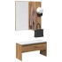 Set de muebles recibidor madera contrachapada roble