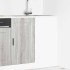 Mueble bajo de cocina porto gris sonoma madera