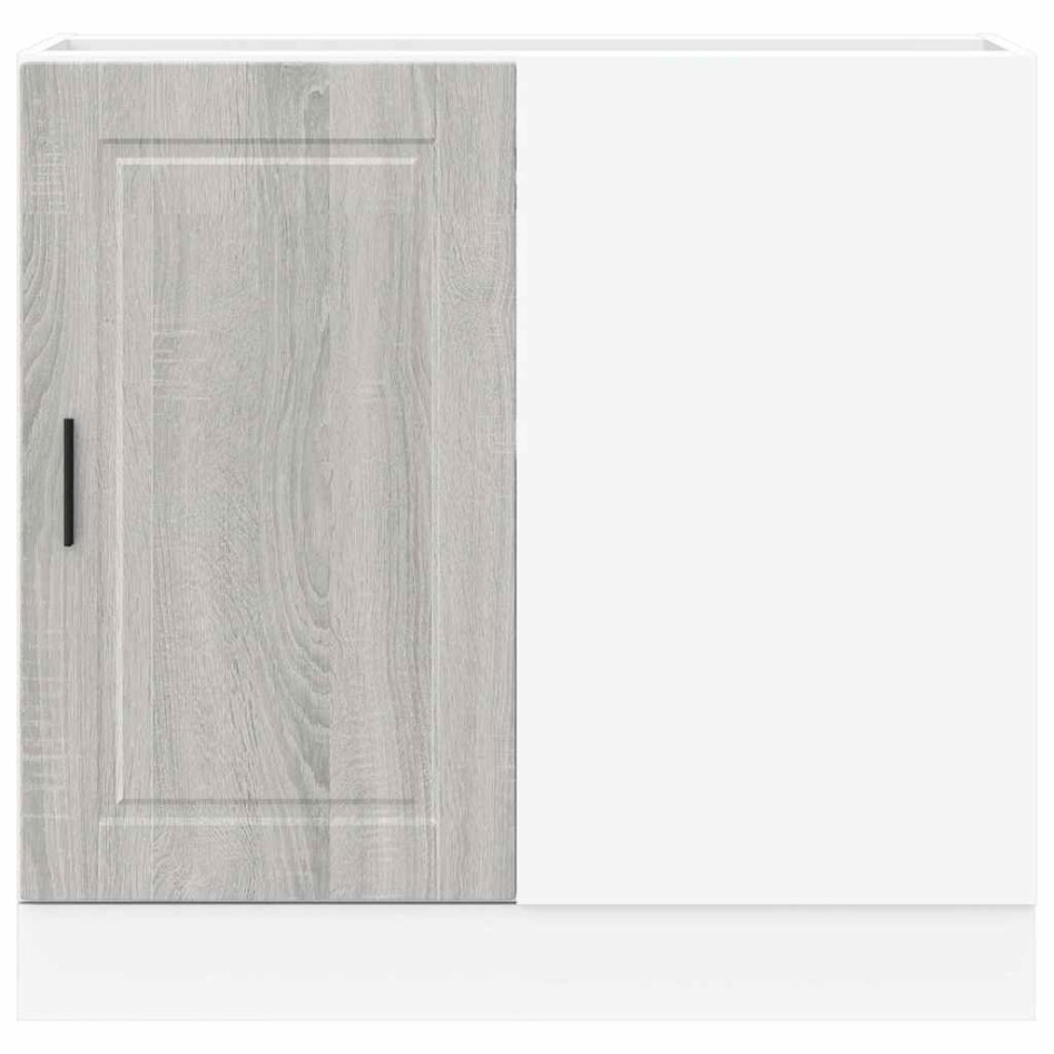 Mueble bajo de cocina porto gris sonoma madera