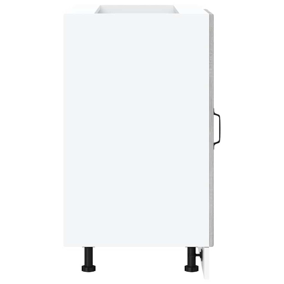 Mueble bajo de cocina porto gris sonoma madera