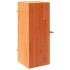Casa para gatos cera marrón 43x43x90 cm madera maciza