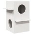 Casa para gatos madera maciza pino blanca 43x43x60