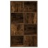 Estantería madera de ingeniería roble ahumado 60x24x101,5