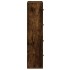 Estantería madera de ingeniería roble ahumado 60x24x101,5