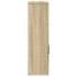 Estantería de madera de ingeniería roble sonoma 60x24x85