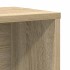 Estantería de madera de ingeniería roble sonoma 60x24x85