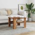 Mesa de centro madera contrachapada madera antigua 60x60x42