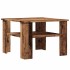 Mesa de centro madera contrachapada madera antigua 60x60x42