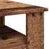 Mesa de centro madera contrachapada madera antigua 60x60x42