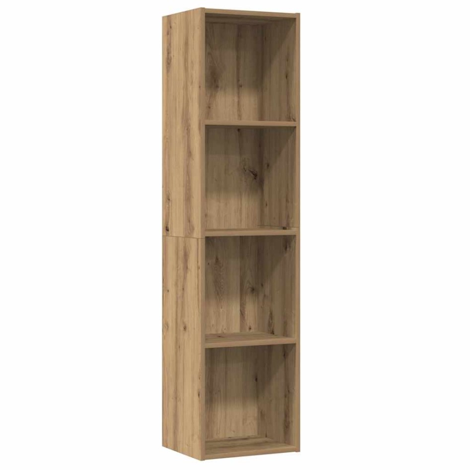 Mueble TV/Librería madera vieja 36x30x143cm madera