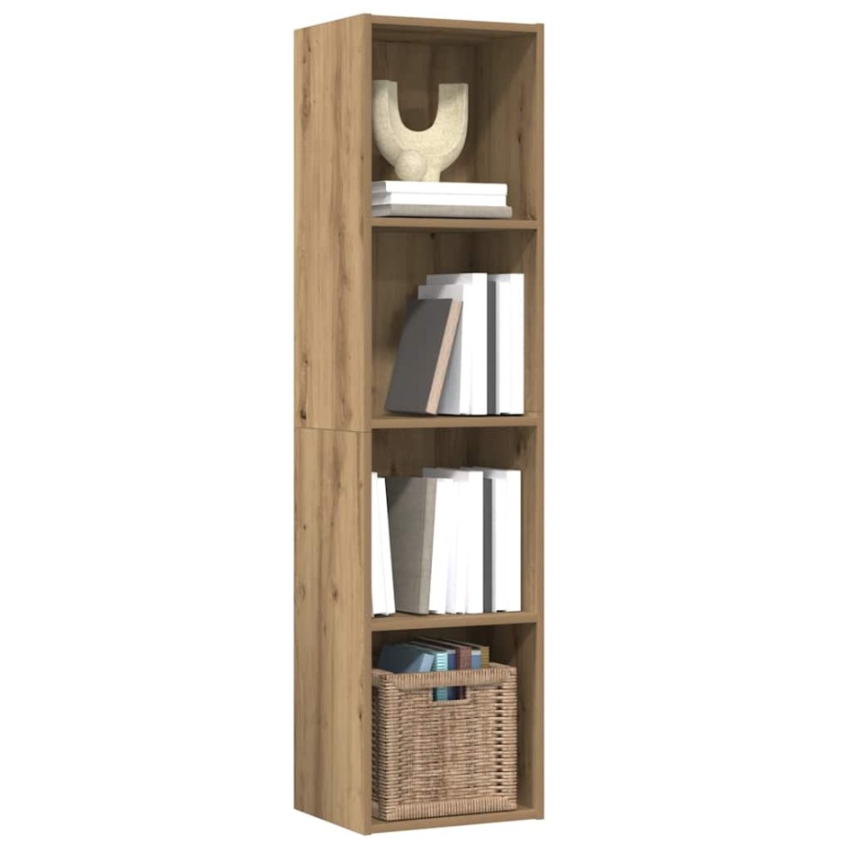 Mueble TV/Librería madera vieja 36x30x143cm madera