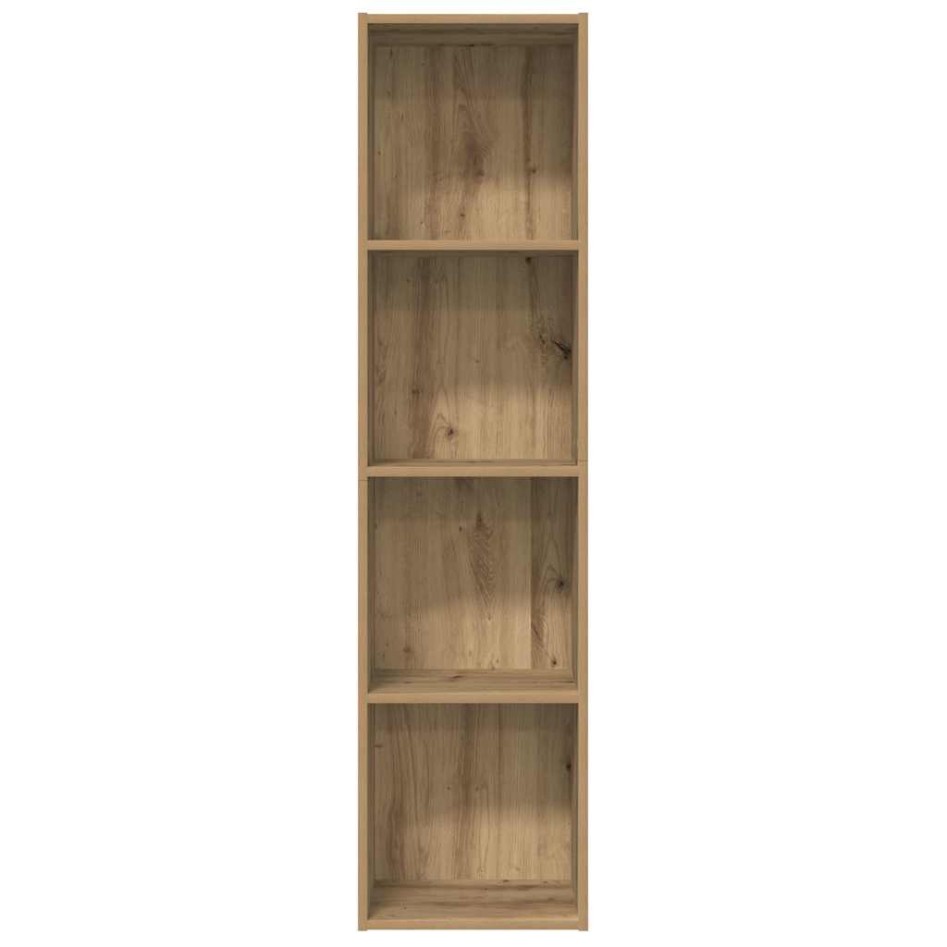 Mueble TV/Librería madera vieja 36x30x143cm madera