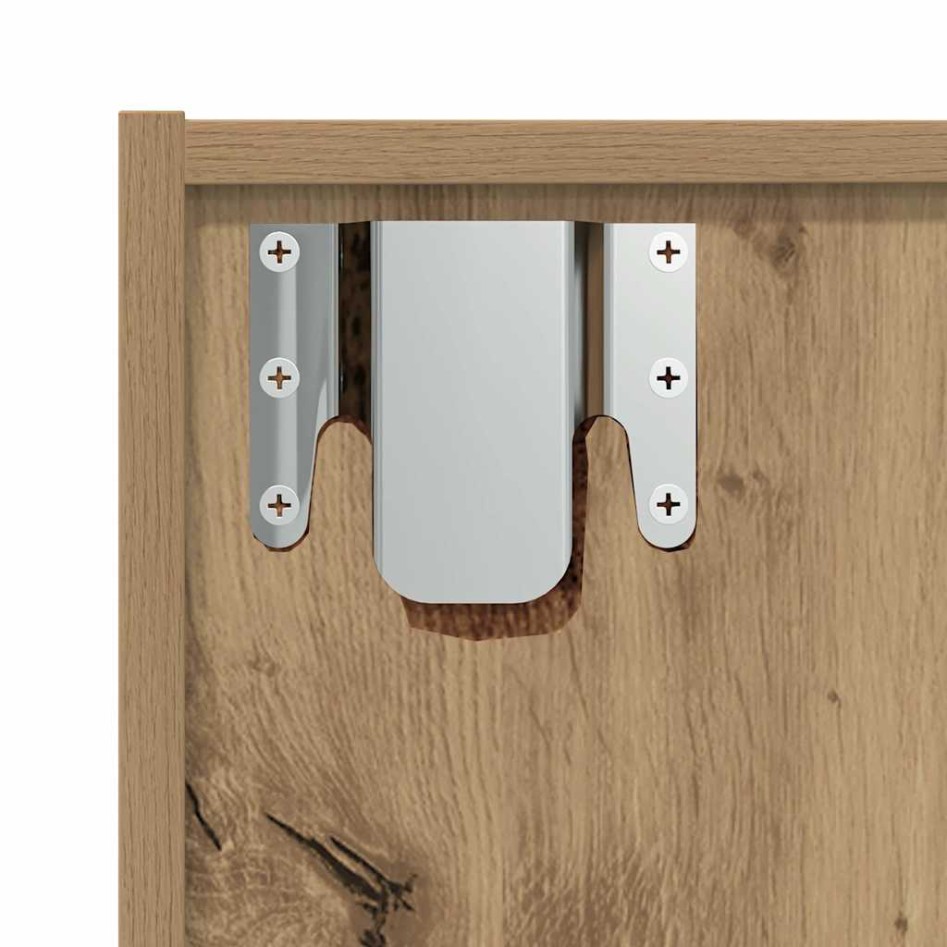 Mueble TV/Librería madera vieja 36x30x143cm madera