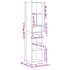 Estantería de madera de ingeniería roble artisan 36x30x171