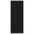 Estantería de madera de ingeniería roble negro 40x24x102