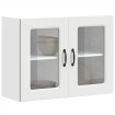 Armario pared cocina puerta de cristal Kalmar blanca