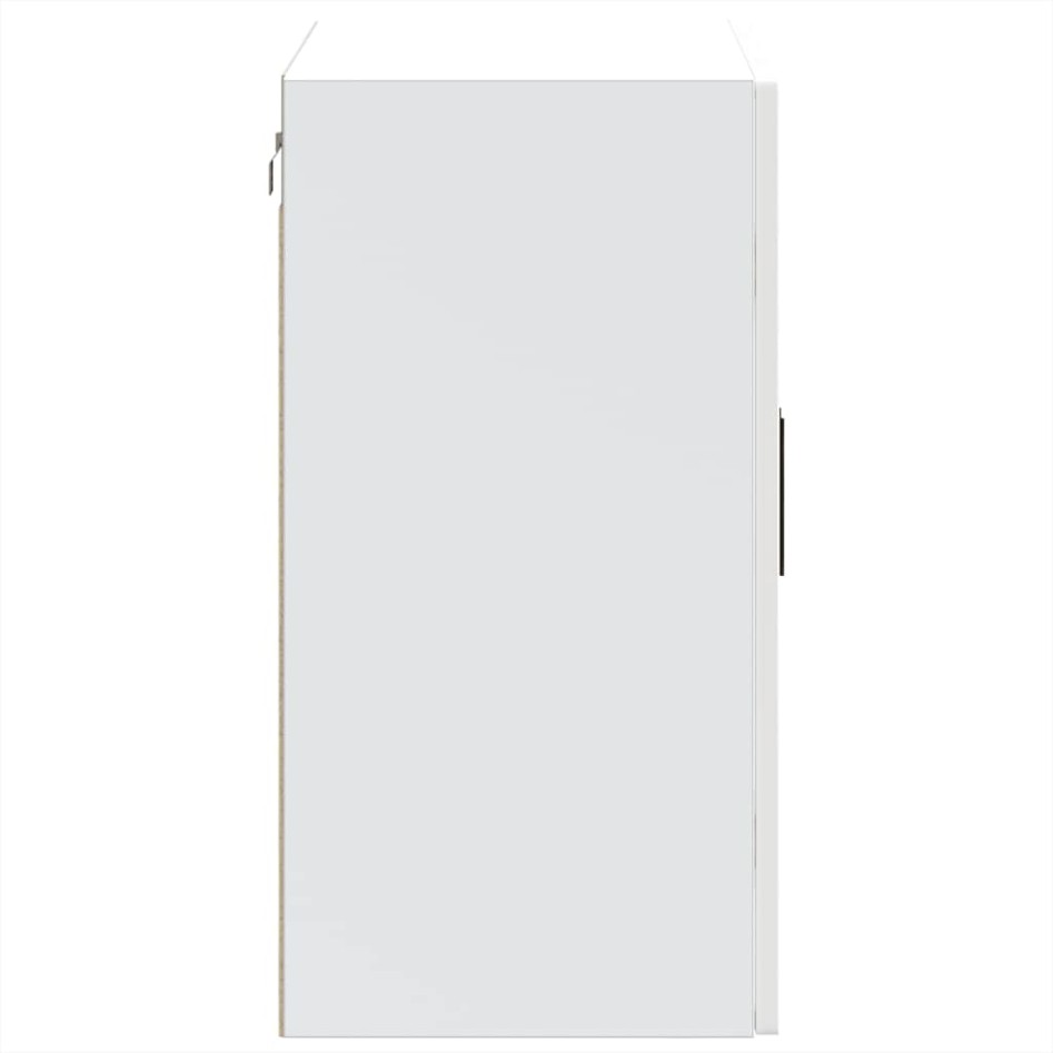 Armario pared para cocina puerta cristal Porto blanco