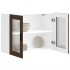 Armario de pared para cocina puerta cristal Porto roble