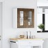 Armario pared cocina puerta de cristal Kalmar roble