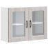 Armario pared cocina puerta de cristal Kalmar sonoma
