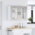 Armario pared cocina puerta de cristal Kalmar sonoma