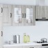 Armario pared cocina puerta de cristal Kalmar sonoma
