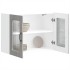 Armario pared cocina puerta de cristal Kalmar sonoma