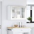 Armario pared cocina puerta de cristal Kalmar gris