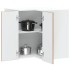 Mueble de cocina esquina pared Lucca madera