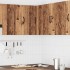 Mueble de cocina esquina pared Lucca madera
