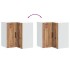 Mueble de cocina esquina pared Lucca madera