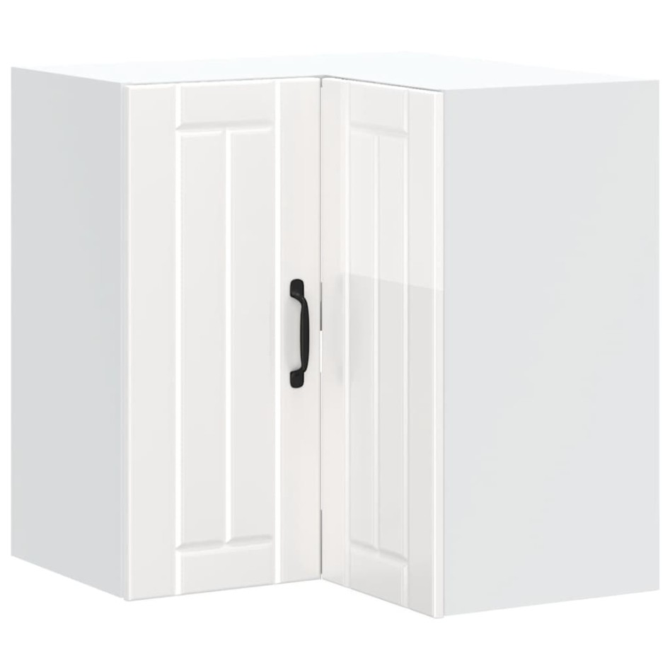 Armario de cocina de esquina pared Lucca blanca de alto