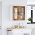 Armario pared cocina puerta de cristal Lucca madera