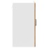 Armario pared cocina puerta de cristal Lucca madera