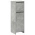 Set muebles de baño 2 piezas madera contrachapada gris