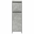 Set muebles de baño 2 piezas madera contrachapada gris