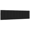 Cabecero de cama acolchado tela negro 180 cm