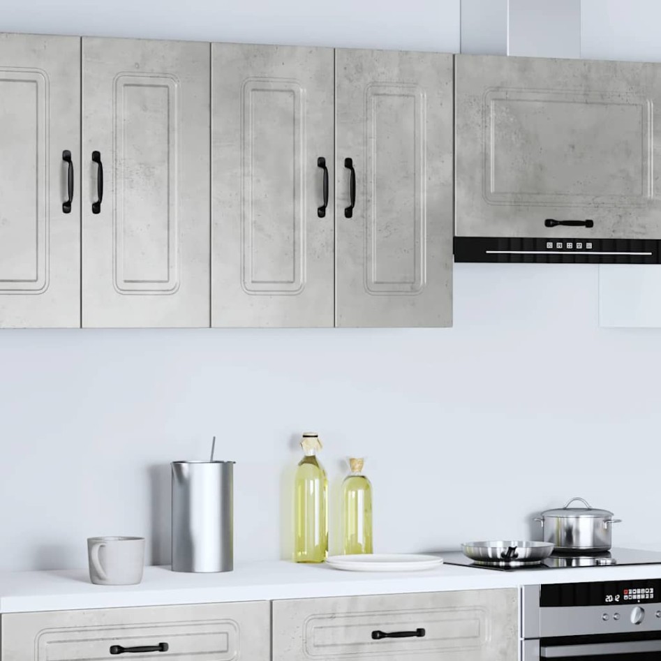 Armario de pared cocina Kalmar madera ingeniería gris