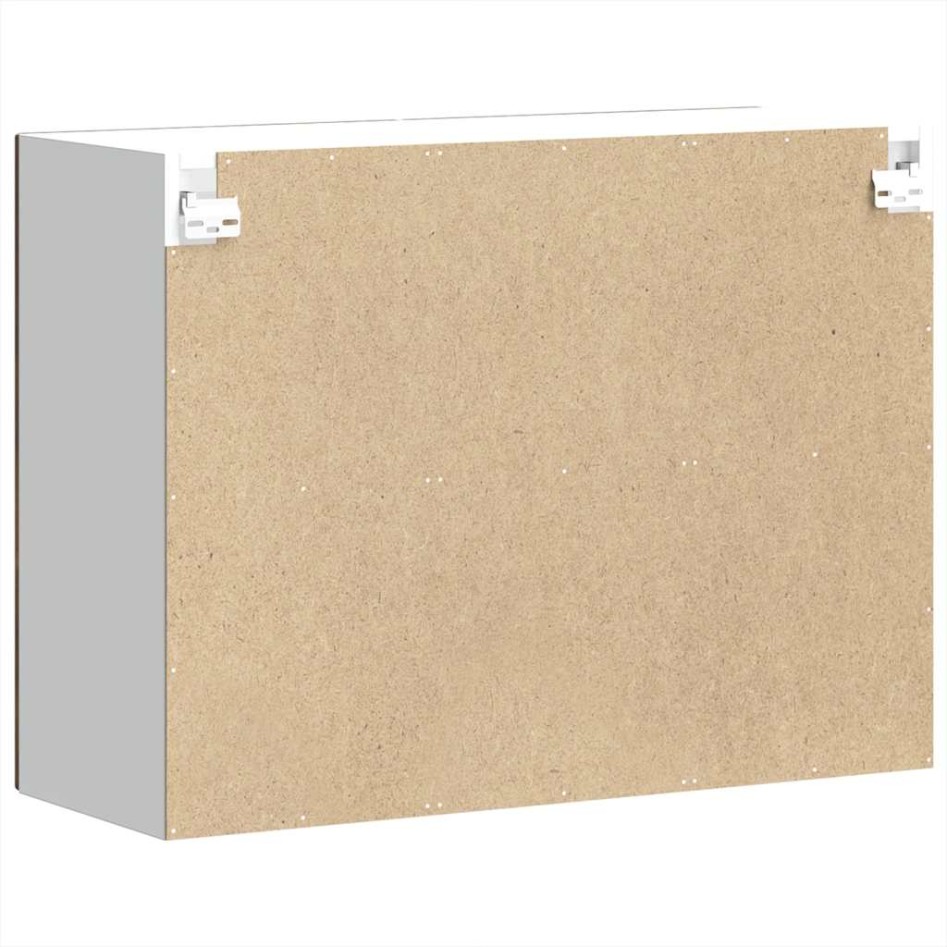 Armario pared cocina puerta de cristal Lucca roble